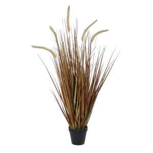 Rogue Grass Plant-Garden Pot Brown 51x51x90cm