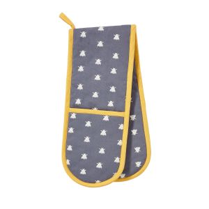 Ulster Weavers Bees Double Oven Glove Blue 88x18x0.5cm