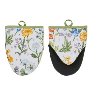 Ulster Weavers Cottage Garden Microwave Mitts 2pcs Set 18x14.5x2.5cm