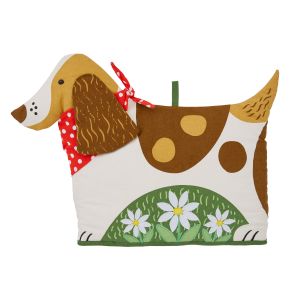 Ulster Weavers Daisy Dog Shaped Tea Cosy Brown 29x33x3cm