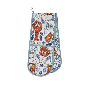 Ulster Weavers Shellfish Double Oven Glove Multi-Coloured 88x18x2cm