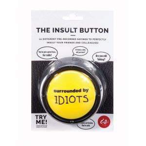 Is Gift The Insult Button Yellow 9x4x3cm