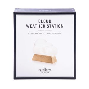 The Executive Collection Cloud Weather Station Clear 17.8x7.8x19.3cm