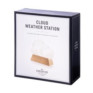 Is Gift Cloud Weather Station Clear 12.5x11x5cm