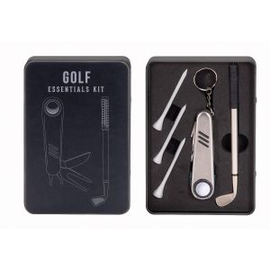 Is Gift Golf Essentials Kit Black 16.4x11.5x2cm