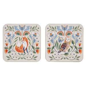 Ulster Weavers Blackthorn Coaster 4pcs Set Multi-Coloured 11x11x1cm