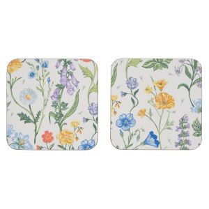 Ulster Weavers Cottage Garden Coaster 4pcs Set Multi-Coloured 11x11x1cm