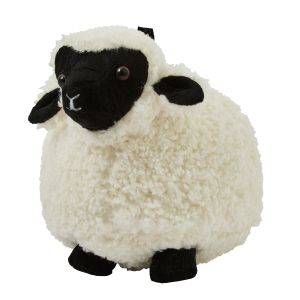 Ulster Weavers Finbar Sheep Shaped Doorstop Cream 22x18x15cm