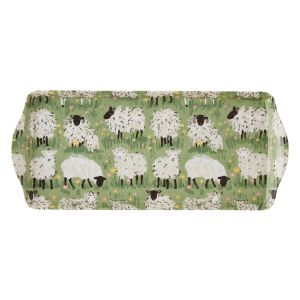 Ulster Weavers Woolly Sheep Small Tray Green 39x17x3cm