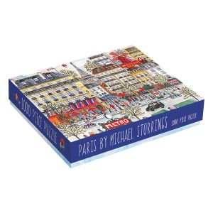 Galison Michael Storrings Paris Puzzle 1000pc Multi-Coloured 29x22x5cm