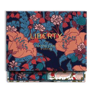 Galison Liberty Floral Playing Card Set Multi-Coloured 15x11x3cm
