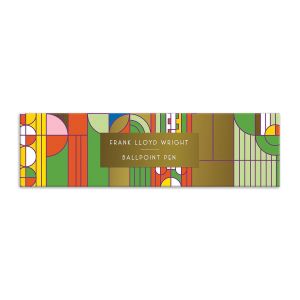 Galison Frank Lloyd Wright Cactus & Forms Pen Multi-Coloured 18x6x3cm