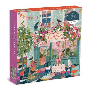 Galison Afternoon Tea Puzzle 500pcs Multi-Coloured 20x5x20cm