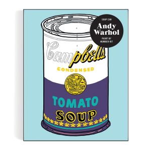 Galison Andy Warhol Soup Paint By Number Kit Multi-Coloured 26x21x4cm