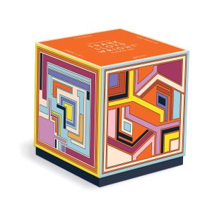 Galison Frank Lloyd Wright Textile Blocks Set of 4 Puzzles Multi-Coloured 13x13x14cm