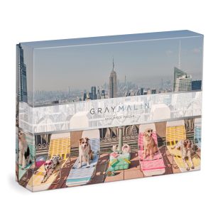 Galison Gray Malin The Dogs of New York City Puzzle 1000pcs Multi-Coloured 21x5x21cm