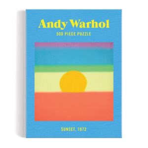 Galison Andy Warhol Sunset 500pc Book Puzzle Multi-Coloured 17x21x5cm