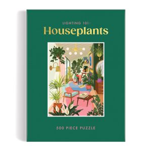 Galison Houseplants 500pc Book Puzzle Multi-Coloured 17x21x5cm