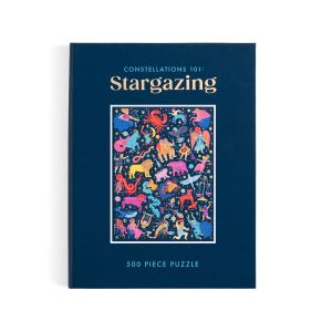 Galison Constellations 101: Stargazing Book Puzzle 500pcs Multi-Coloured 35.6x47cm