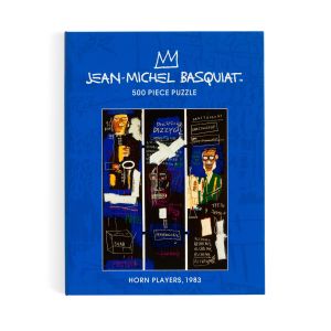 Galison Basquiat Horn Players 500 Piece Book Puzzle Multi-Coloured Box:16.51x20.9x5.08cm