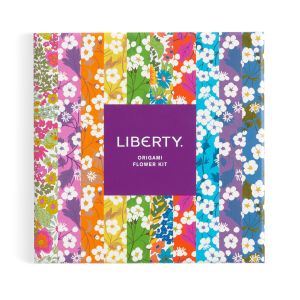 Galison Liberty Classic Floral Origami Flower Kit Multi-Coloured Box:16.5x16.5x5.08cm