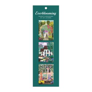 Galison Joy Laforme Everblooming Magnetic Bookmarks 3pcs Set Multi-Coloured 7x0.5x23cm