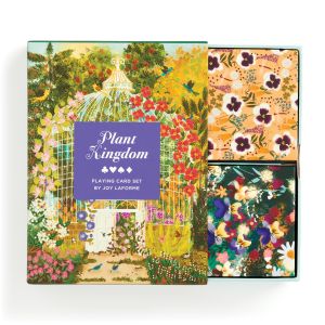 Galison Joy Laforme Plant Kingdom Playing Card Set Multi-Coloured 10.8x2.8x14.5cm