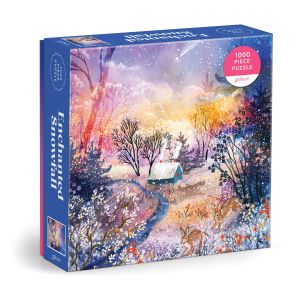 Galison Enchanted Snowfall Puzzle-1000pc Multi-Coloured 68.6x50.8x0.2cm