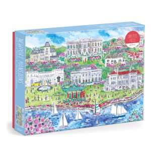 Galison Michael Storrings Newport Mansions Puzzle 1000pcs Multi-Coloured 5x29x21cm