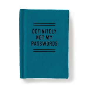 Brass Monkey Definitely Not My Passwords-A Tiny Password Diary Green 6.6x1x9.5cm
