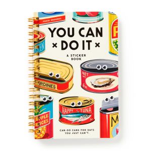 Brass Monkey You Can Do It Googly Sticker Book Multi-Coloured 11x1.2x15cm