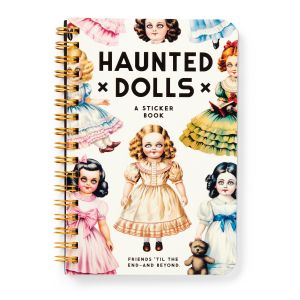 Brass Monkey Haunted Dolls Sticker Book Multi-Coloured 10.2x2.5x15.2cm