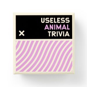 Brass Monkey Useless Animal Trivia Multi-Coloured 8.9x7.6x8.9cm