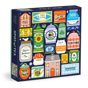 Galison Spot of Tea Puzzle 500pcs Multi-Coloured 51x51cm
