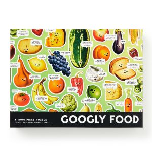 Brass Monkey Googly Food 1000 Piece Puzzle Multi-Coloured 69x51cm