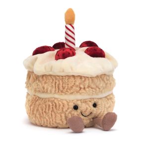 Jellycat Amuseables Birthday Cake Multi-Colour 16x12cm