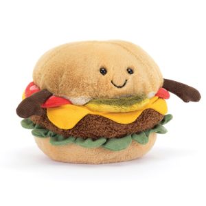 Jellycat Amuseables Burger Multi-Coloured 5x1x17cm