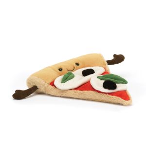 Jellycat Amuseables Slice of Pizza Multi-Coloured 5x9x0.5cm (New Item Code)