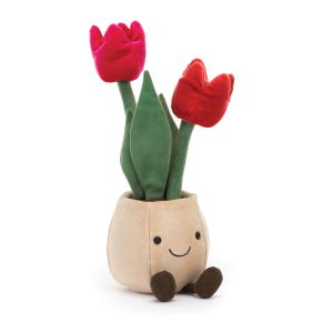 Jellycat Amuseable Tulip Pot Multi-Coloured 13x17x18cm