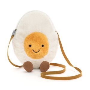 Jellycat Amuseables Happy Boiled Egg Bag Cream 7x8x30cm (New Item Code)