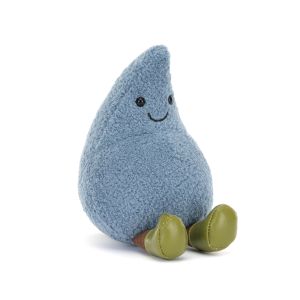 Jellycat Amesueables Happy Raindrop Blue & Green 9x9x13cm