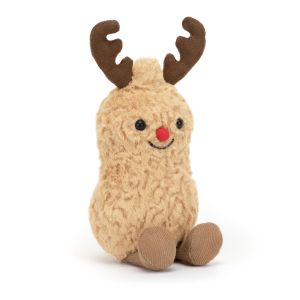 Jellycat Amuseable Peanut Reindeer Brown 6x14x16cm