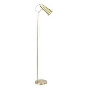 Academy Rupert Chrome Floor Lamp Brass 33x25x153cm