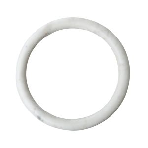 Academy Eliot Round Marble Trivet White 18x18x2cm