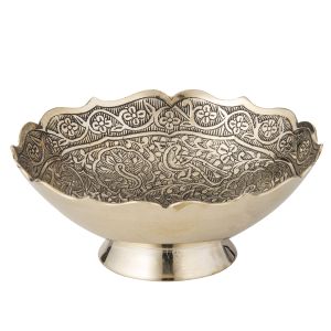 Amalfi Morani Trinket Bowl Brass 13x13x5cm