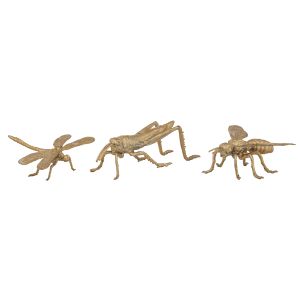 Amalfi Bugsy Sculptures 3 Asst Designs 3 Dragonfly/3 Grasshopper/3 Bee 9x11.5x3cm