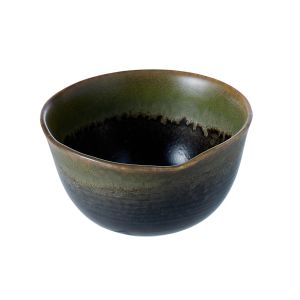 Amalfi Glazed Stoneware Bowl Brown 12.7x12.7x6.7cm
