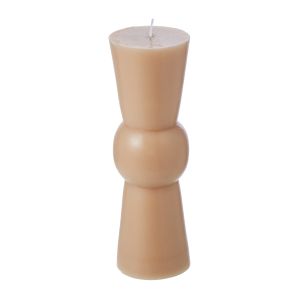 Amalfi Totem Unscented Candle Milk 7x7x20cm