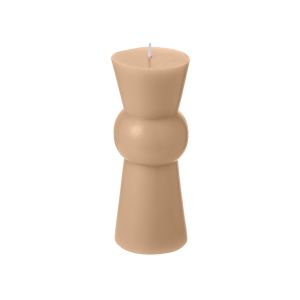 Amalfi Totem Unscented Candle Milk 7x7x15cm
