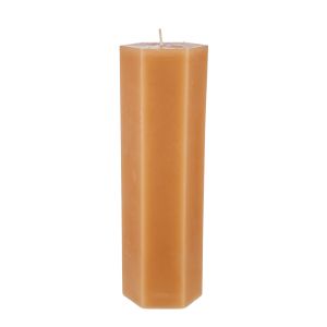 Amalfi Harlow Pillar Candle Orange 6.5x6.5x22.5cm